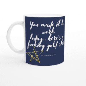 You made it to work mug