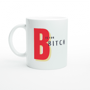 Alphabet mugs B is for initial mug