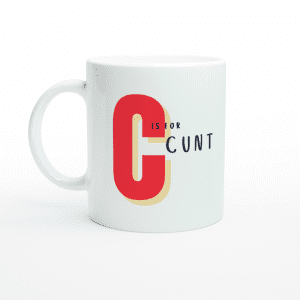C initial mugs