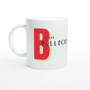 B is for initial mug