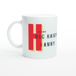 H is for initial mug